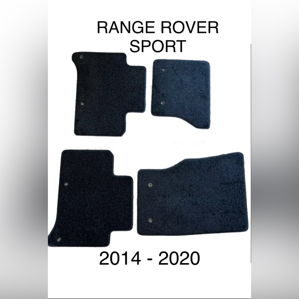 BLACKRange Rover Sport Floor Mat SetY 14-2020 #300269-870 DPLA:130A22BC8PVJ NEW